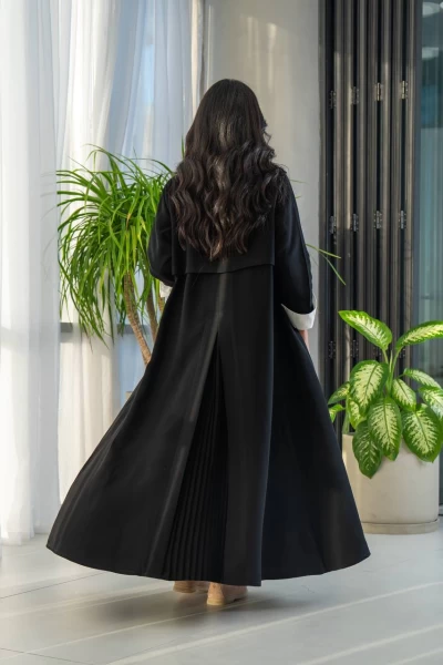 Black Blazer Abaya  IB237